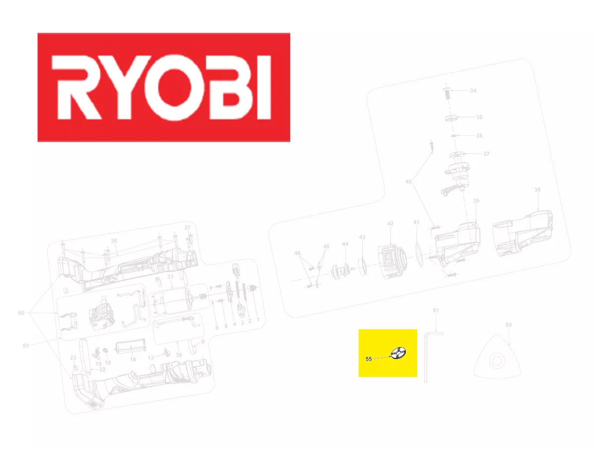 Adaptateur réf. 5131031088 Ryobi